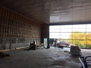 insulating the walls and ceiling for a newly built garage